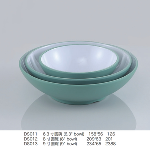 Cuenco de melamina de color personalizado de <span class=keywords><strong>dos</strong></span> colores de melamina irrompible <span class=keywords><strong>para</strong></span> servir <span class=keywords><strong>cena</strong></span> cuenco de fideos elegante cuenco de estilo libre restaurante Hotel - Product Image 2