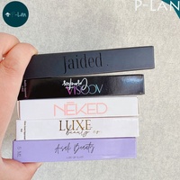Xp-lan — boîtes tubulaires en papier rose, blanc et noir, pour rouge à lèvres, Logo personnalisé, vide, 100 pièces quantité minimale de commande vente en gros