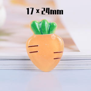 CHENXI Cabochons en résine à dos plat, motifs fruits et légumes, breloques pour DIY, décoration de coques de téléphone et de cheveux - Product Image 3