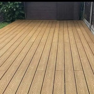 Wpc Decking Compuesto Impermeable y a prueba de humedad Madera Plástico Cubierta al aire libre 3D Relieve Pavimento - Product Image 3