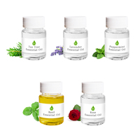 Minyak Esensial Lavender Peppermint Tea Tree Basil Rose Organik Alami Murni 100% Grosir untuk Pijat Semua Jenis Kulit 3 Tahun