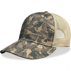 Casquette de camionneur en coton lavé à 6 panneaux - Casquette de baseball légère et respirante en maille pour le golf, la randonnée et la course à pied - Product Image 2