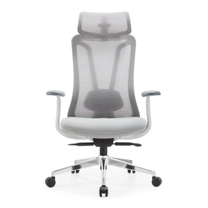 Silla de Oficina Ergonómica con Respaldo Alto, Giratoria, de Espuma Moldeada, Cómoda, con Múltiples Ajustes, Mueble de Metal - Product Image 2