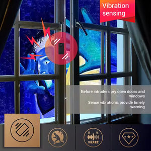 Système de sécurité domestique avec télécommande, alarme de vibration, détecteur de porte et fenêtre à sensibilité réglable, personnalisation OEM, klaxon durable - Product Image 2