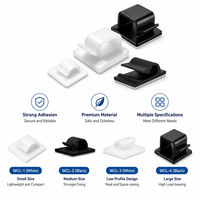 CHCC Vente en gros de clips de câble en forme de C, supports de câbles autocollants, supports de câbles pour bureau, gestion des câbles de voiture, organisateur de chargeurs USB, CE OEM
