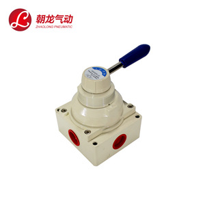 Válvula Neumática Manual Zhaolong 4HV230-08, Válvula de Control Neumática de Tres Posiciones y Cuatro Vías para Uso Industrial - Product Image 1