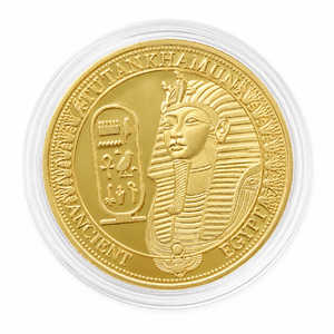 Moneda Conmemorativa Personalizada del Antiguo <span class=keywords><strong>Egipto</strong></span>, Tutankamón, Chapada en Oro, Recuerdo Coleccionable, Moneda Metálica, Regalo Cultural - Product Image 3