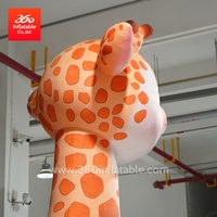 Publicidad personalizada inflable jirafa inflables dibujos animados