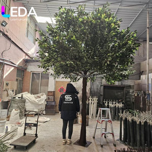 LEDA Vente Chaude Arbre d'Olive Artificiel Personnalisé Décoration Intérieure Extérieure Grande Plante Verte - Product Image 1