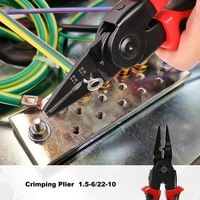 Jeu de pinces d'électricien multifonctionnelles à tête interchangeable OEM 5-en-1 jeu de boîtes à outils en acier au carbone le plus classé emballage rigide