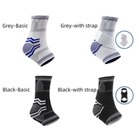 Attelle de cheville élastique en nylon personnalisée pour le sport, le football et la gym – Soutien tricoté pour la douleur et les entorses, stabilisateur protecteur