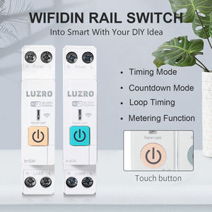 LUZRO无线智能WIFI智能开关，带过载电压保护63A工业迷你塑料 - Product Image 3