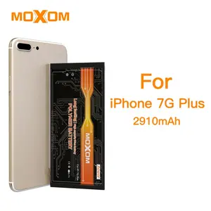 卸売iPhone7Gプラスバッテリー3.7V携帯電話バッテリー容量2910 mAh MOXOM IOSバッテリー用