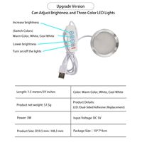 Kit de lampe LED alimenté par USB 5V ThxPrint 001 pour Bambu Lab H2S/P2S/P1P/A1