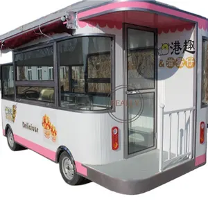 2024 Custom Elektrische Restauratie Auto Mobiele Ontbijt Truck Hoge Kwaliteit Ijs Hotdog Tamagon Kar