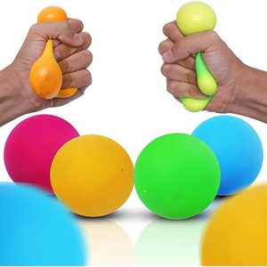 Shang Run Stress Relief <b>Balls</b> TPR Soft Rubber <b>Squeeze</b> Toys Portable Exercise For Teenagers 7-14 Years Old - Product Image 1