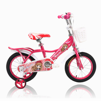 Vélo pour enfants OEM 12 pouces avec frein à disque, vitesse unique, cadre en acier, vélo pour bébé pour filles de 3 ans