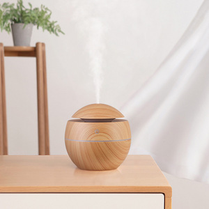 130ML Air Humidifier Essential Oil <strong>Diffuser</strong> Quiet Mist Sprayer Car Air <strong>Purifier</strong> Aroma Oil Humidificador <strong>Mini</strong> Wood for Bedroom - Product Image 5