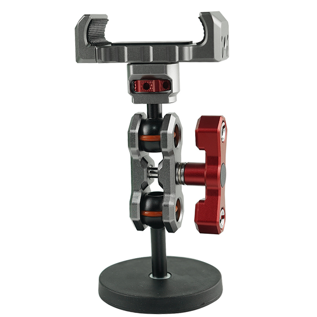 Custom Aluminum Alloy Magnet Base Magic Arm Portable Phone Holder 8-12 Inch Support 3/8"-16 1/4"-20 Screw Mount Camera Car