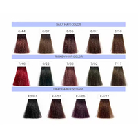 Crème colorante permanente professionnelle pour cheveux 95g Tube unique Formule résistante à la décoloration Qualité salon Fourniture en gros Utilisation professionnelle uniquement