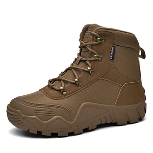 DAF34 Men Lightweight Tactical <b>Boots</b> Waterproof Outdoor Field Training Shoes Rubber for Battlefield Gang <b>Hiking</b> Real Charge - Product Image 2
