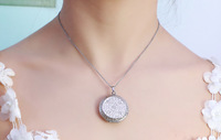 Taige 30mm / 44mm Vintage papillon fleur motif en acier inoxydable cadre Photo médaillon photo sculpté médaillon pendentif Style ancien bijoux bijoux