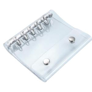 Spot Spiral PVC Loose-Leaf Organizer/Planner <b>Notepad</b> with Stylish Ins Design Detachable M5A6A7A8 Transparent Shell - Product Image 5