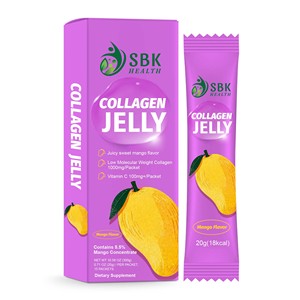 Low Calorie Collagen Jelly Vitamin C Mango Concentrate Hair Nail Skin Joint Support Collagen <b>Supplement</b> - Product Image 1