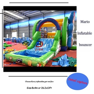 Nouveau design Mario dessin animé château <span class=keywords><strong>gonflable</strong></span> videur <span class=keywords><strong>gonflable</strong></span> château sautant <span class=keywords><strong>gonflable</strong></span> toboggan à bas prix pour la location commerciale - Product Image 3