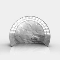 Stand lumineux led vidéo 360 degrés avec boîtier Semi-circulaire, stand de Photo en Vogue
