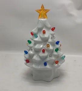 Hengfei Hand Painting Season Earthenware Model Ceramic Christmas Tree Decoration