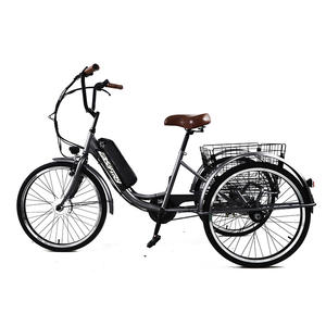 Bicyclette électrique 36V à batterie au lithium, frein à disque avec cadre en acier à haute teneur en carbone, moteur de moyeu avant, support arrière, 24 pouces - Product Image 5