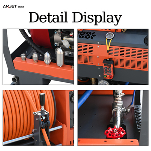 Idropulitrice Amjet 4350psi 40 Litri al Minuto per <span class=keywords><strong>Pulizia</strong></span> di Tubi da 50 mm a 300 mm, Adatta per Impianti Idraulici Commerciali - Product Image 5