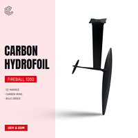 Aile avant AXIS FIREBALL 1350 en carbone ultra-haute performance pour hydrofoil, aile en carbone légère à longue glisse et haute efficacité pour foil à pompe