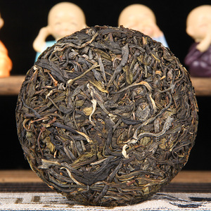 Thé Pu-erh cru de haute montagne du Yunnan, 100g, <span class=keywords><strong>Qi</strong></span> <span class=keywords><strong>Zi</strong></span> <span class=keywords><strong>Bing</strong></span>, thé noir Sheng Pu-erh non fermenté traditionnel chinois, vente en gros - Product Image 2