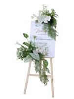 Tableaux décoratifs en tissu de soie de style européen, de haute qualité, durables, sur le thème de la forêt, pour arrangements floraux artificiels