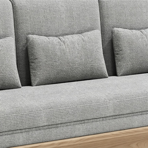 Serie de Arte Moderno, Estilo Nórdico, Sofá Seccional Extensible de Tela Chenille para Sala de Estar de Apartamentos Pequeños, con Tapicería de Esponja - Product Image 4