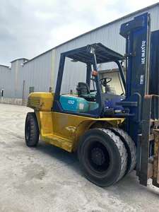 Montacargas Komatsu de 10 Toneladas con Motor Diésel, Usado, en Buen Estado de Funcionamiento, Video de Inspección, Garantía de 1 Año en Componentes Principales y Bomba - Product Image 5