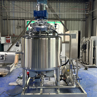 Mélangeur de poudre en acier inoxydable pour la fabrication de savon liquide, détergent, gel douche et shampoing, idéal pour les petites entreprises