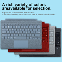 Clavier sans Fil Bluetooth Rétroéclairé avec Pavé Tactile, Compatible Surface Pro 4 5 Go 1, Nouveau, pour Voyages d'Affaires