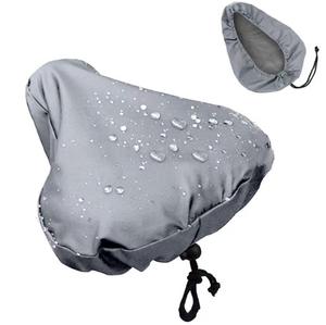 Wholesale Outdoor Bicycle <b>Seat</b> <b>Cover</b> <b>Waterproof</b> Dust Proof Bike Saddle Protector with Drawstring - Product Image 4