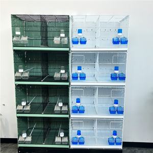 Çevre dostu paslanmaz çelik 70*42*42CM kuş kafesi ayrılabilir uçuş kafesi lüks kuş Villa büyük üreme kafesi - Product Image 1