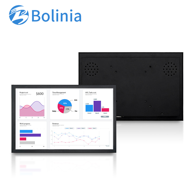 12.1 Inch  VGA AV BNC Industrial Factory LCD Monitor 1280*800 Resolution Non-Touch Screen Wall-Mounted Desktop Metal Case