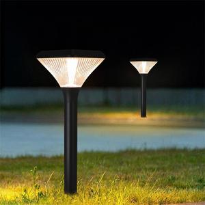โคมไฟสนามหญ้ากลางแจ้ง ไฟเสาประดับตกแต่งทางเดิน ไฟ LED โซลาร์เซลล์ ไฟเสาในสวน กันน้ำ IP65 - Product Image 5