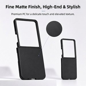 Étui mat givré pour téléphone pliable <span class=keywords><strong>Samsung</strong></span> Z Flip8, housse de protection antichoc, <span class=keywords><strong>anti</strong></span>-empreintes digitales, étui rigide mince en PC - Product Image 2