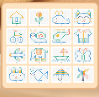 Planche à dessin magnétique intelligente pour bébé Rabbit Design avec stylo de contrôle et jouets à dessiner en perles