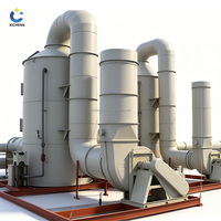 Système de lavage des gaz à l'ammoniac, Tour de lavage pour le traitement des gaz résiduels, Système de nettoyage des gaz de combustion, Épurateur de gaz d'échappement