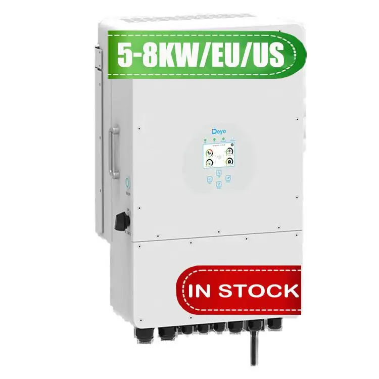 Deye 5kw 6 kw 7.6kw 8kw SUN-5K-SG01LP1-US SUN-8K-SG01LP1-US/ab güç Deye tek fazlı hibrid invertör ab abd