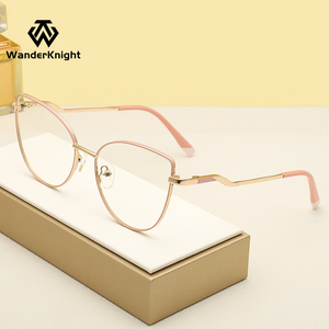 2025 Cat Eye Óculos Quadros para Senhoras Anti Luz Azul Quadro Óculos Quadros Ópticos Clássicos de Alta Qualidade - Product Image 2