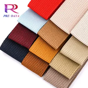 Colorful Plain Weave Shuttleless Polyester Webbing for Bags and Backpacks Clothing Edge Strips for Shoes Polyester Bias Tape